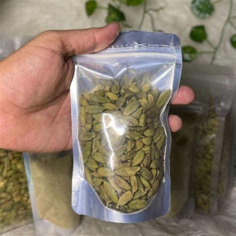 Jual 50gr Kapulaga Hijau Arab India Premium Kapol India Arab Cardamom