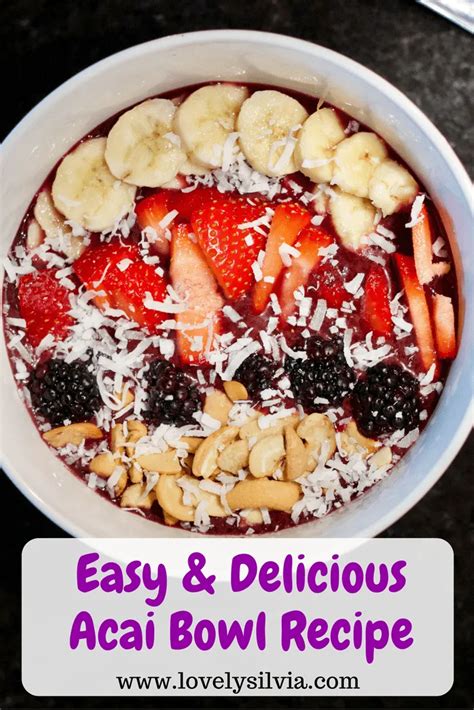 How To Make The Perfect Acaí Bowl At Home Artofit