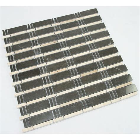 Es Stone Marble Brick Joint Mosaic Wall Floor Tile Reviews Wayfair