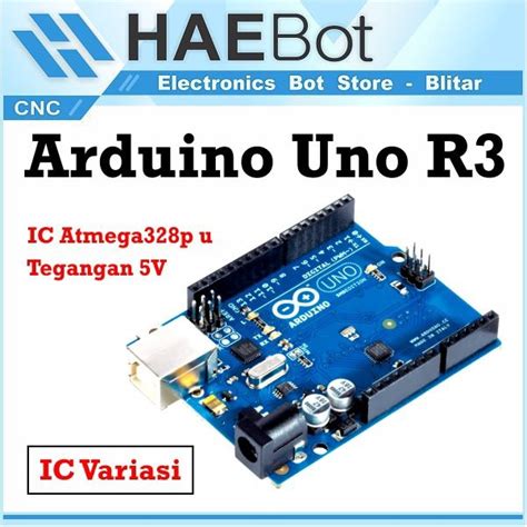 Jual HAEBOT Arduinoo Uno R3 DIP SMD Atmega328p U Tanpa Kabel