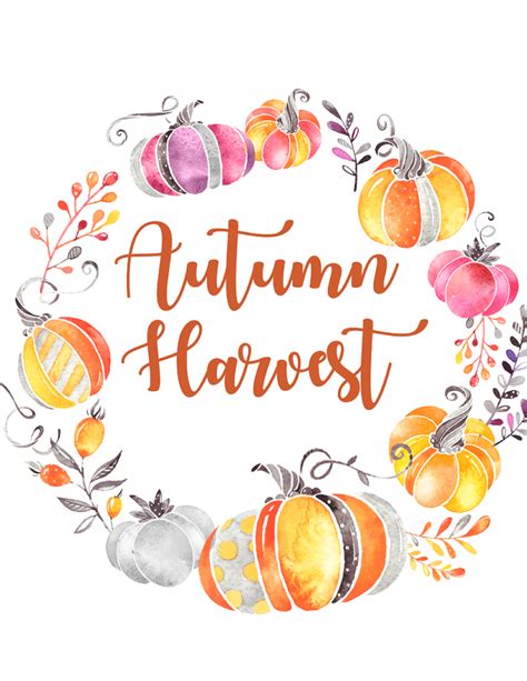 Fall Decor Free Printables Onion Rings And Things