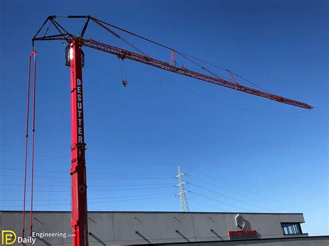 Tower Crane Components Types And Safety Daily Engineering