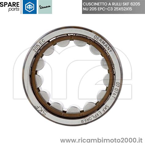 Motore Cuscinetto A Rulli Skf Nu Epc C X X Per Albero