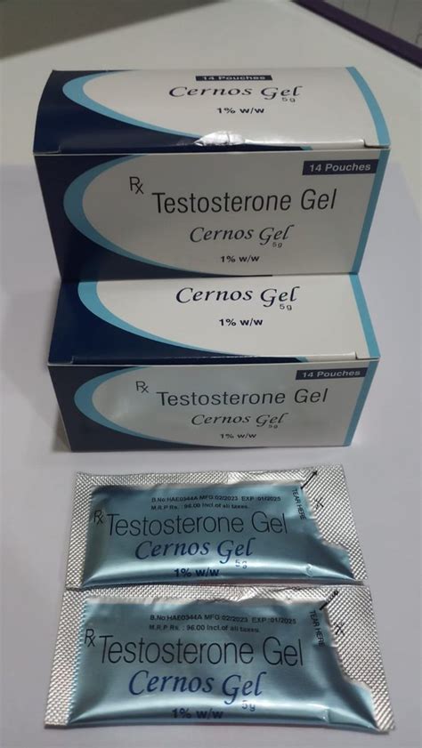 Cernos Gel Testosterone Gel W W Gm Packaging Type Pauch Packaging