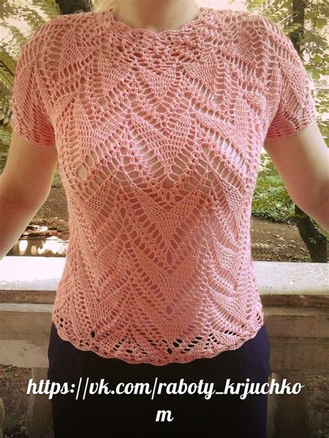 Aprende A Tejer Una Bella Blusa A Dos Agujas Tejidos A Crochet