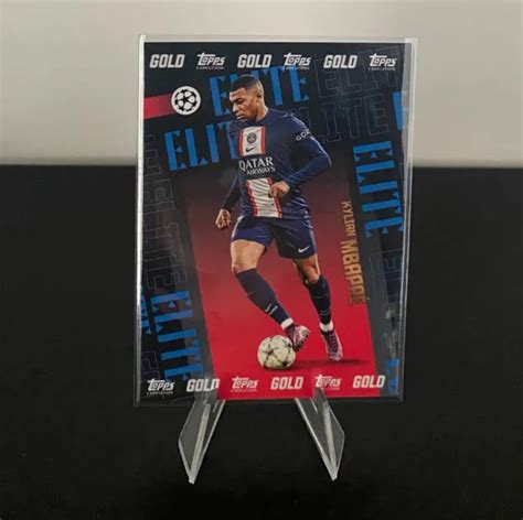 Topps X Dan Leydon Uefa Gold Kylian Mbappe Elite