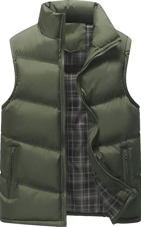 Volwassan Mens Padded Gilets Bodywarmer Lightweight Sleeveless Jacket