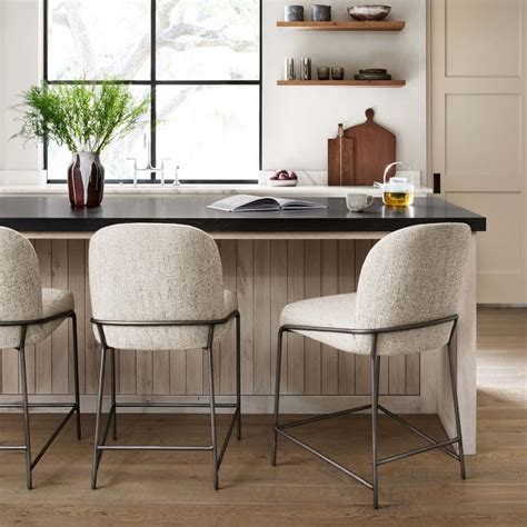 Curved Back Counter & Bar Stool | West Elm