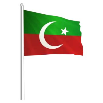 Pakistan Tehreek Insaf Flag PNG Transparent Images Free Download | Vector Files | Pngtree