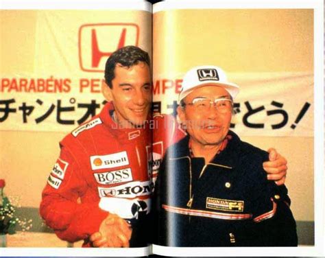 Ayrton Senna Conheça Soichiro Honda O Fundador Da Honda