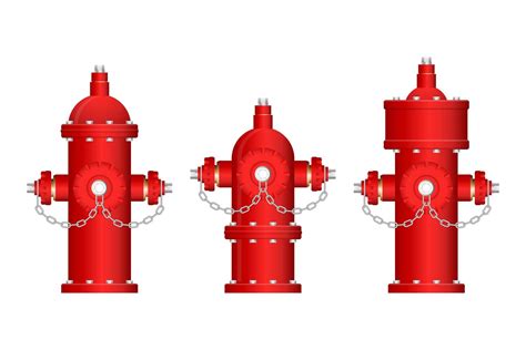 Red Fire Hydrants 1266879 Vector Art At Vecteezy