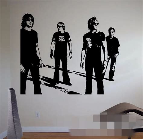 Free Shipping Jon Bon Jovi Wall Decal Famous Rock Band Vinyl Sticker