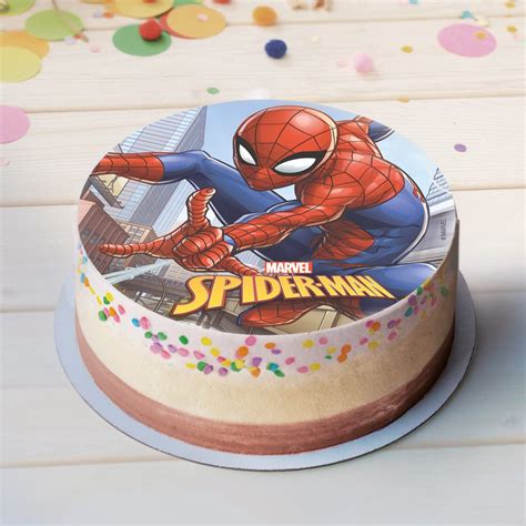 Discos Oblea En Foil Para Tartas Spiderman Cm Dekora