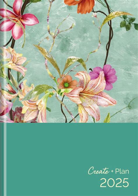 Buchkalender Create Plan Floral 2025 Buch Jpc