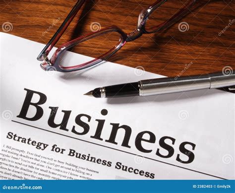 Business Things On Table Stock Image Image Of Supply 2382403