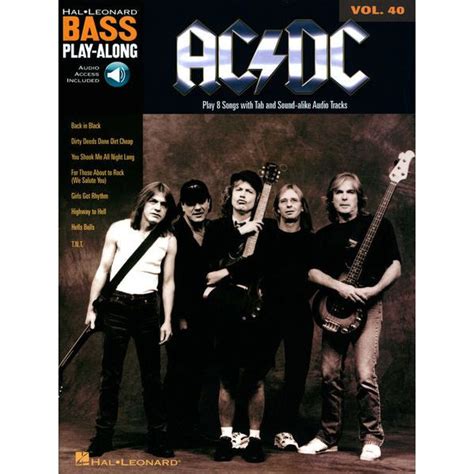 Hal Leonard Bass Play Along Ac Dc Musikhaus Thomann