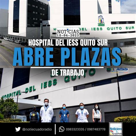 Noticieroecuadoradio On Twitter El Hospital Del Iess Quito Sur Incorporará 141 Nuevos