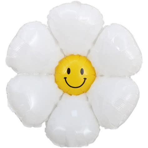 Мини-фигура Цветок ромашка смайл Шар с воздухом - купить в интернет ...