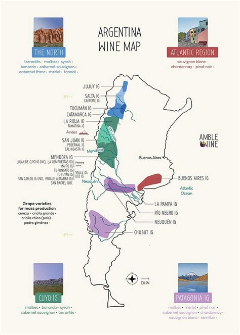 Argentina wine map - VisionViral.com