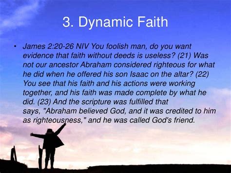 100207 How To Live Your Faith 10 Faith Works James 2 14 26