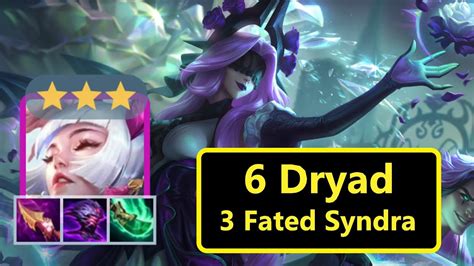 ⭐️⭐️⭐️ Syndra 6 Dryad 3 Fated Pengus Party 14 13 Tft Comps Full