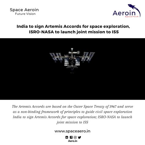 India To Sign Artemis Accords For Space Exploration ISRO NASA To