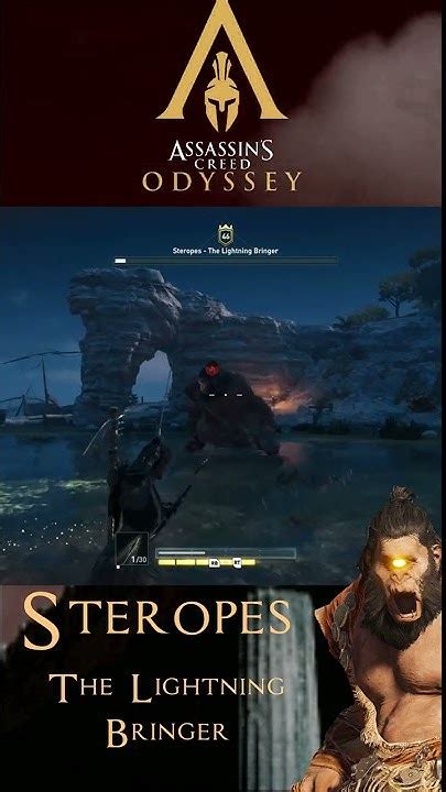 Assassins Creed Odyssey Steropes The Lightning Bringer Gamingshorts Cyclops Youtube