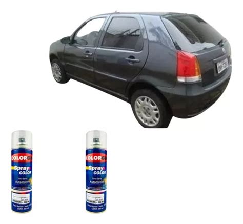 Tinta Spray Automotiva Fiat Cinza Orione Spray Verniz Parcelamento