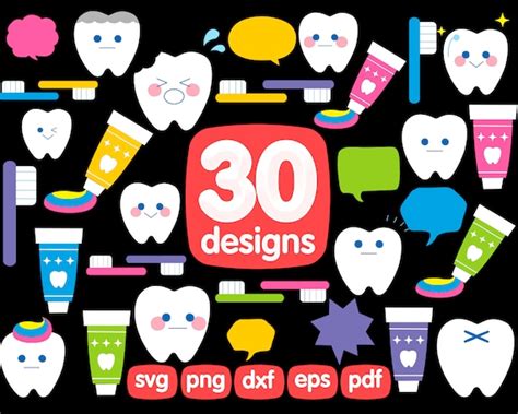 Tooth Clipart Svg Teeth Clipart Dentist Clipart Tooth Svg | Etsy