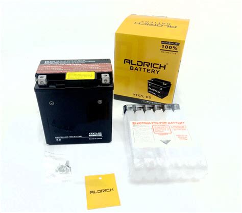 Battery Ytx7l Bs - Aldrich Motorcycle Electronic Spare Parts | motor