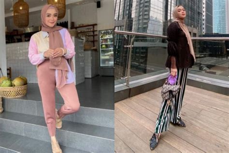 Ide Styling Celana Dan Hijab Ala Sheza Idris