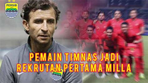 RESMI REKRUTAN PERTAMA PERSIB BANDUNG LUIS MILLA DATANGKAN MANTAN