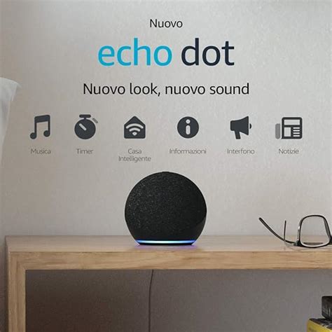 Nuovo Echo Dot 4ª generazione Altoparlante intelligente con Alexa