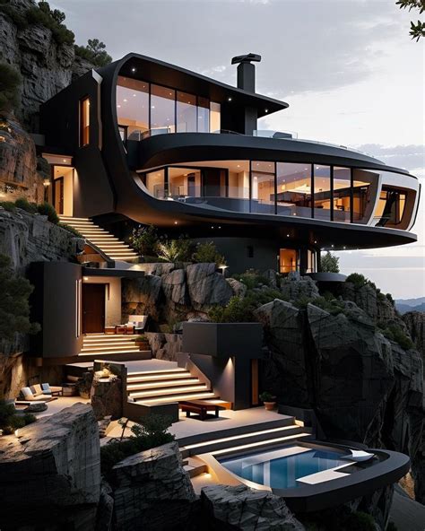 Pin by maxi on 建物 Design your dream house Futuristic house House