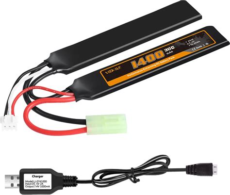 Vicmile S Airsoft Battery V Mah Lipo Battery With Mini Tamiya