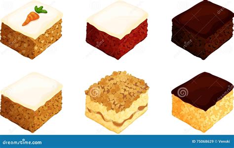 Cake Box Rectangular Cartoon Vector | CartoonDealer.com #25668043