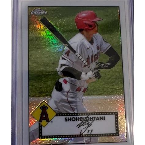 Shohei Ohtani Topps Chrome 52 Redux Los Angeles Angels