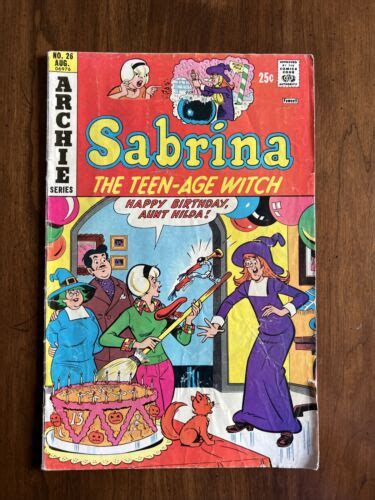 Sabrina The Teen Age Witch Comic Book 26 August 1975 Fawcett Ebay