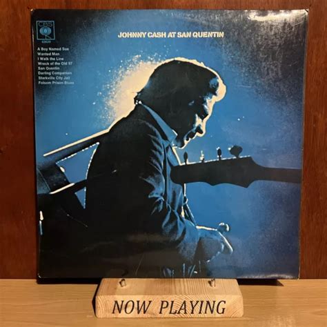 JOHNNY CASH At San Quentin Vinyl Record LP Album S 63629 14 99