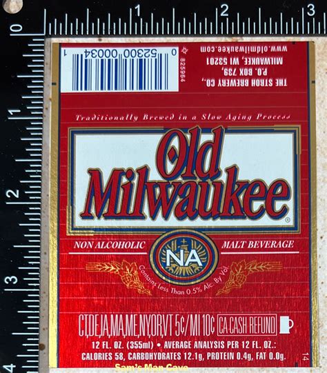 Old Milwaukee NA Beer Label