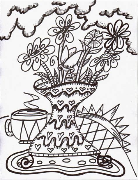 Hippie Flower Coloring Pages Coloring Pages