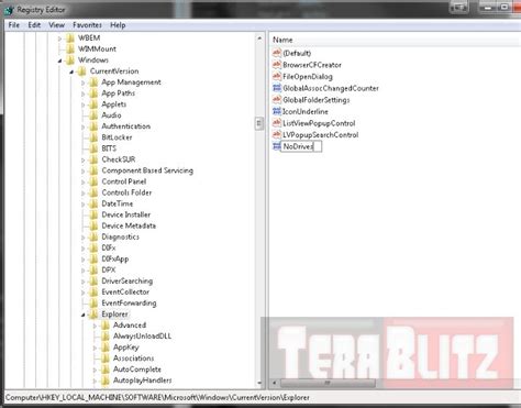 How To Hide A Drive In Windows Explorer Using Registry RegEdit