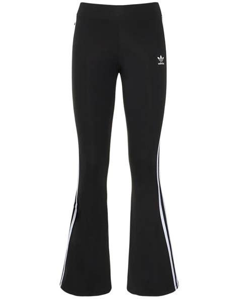 Adidas Originals Flared Leggings In Black Lyst