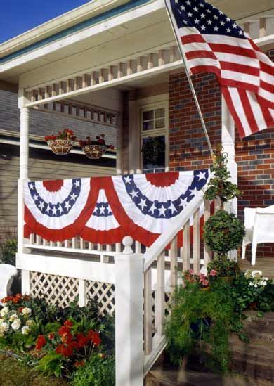 How To Hang A Patriotic Bunting On Your Front Porch