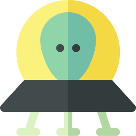 Ufo Basic Rounded Flat icon