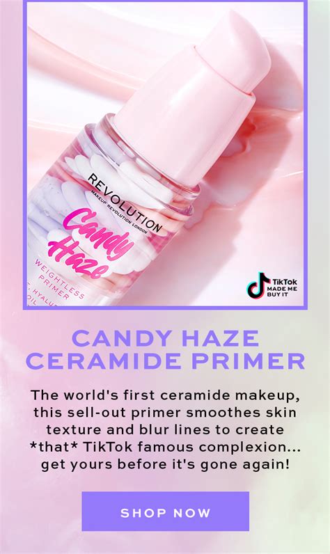 Its Back Candy Haze Ceramide Primer Revolution Beauty