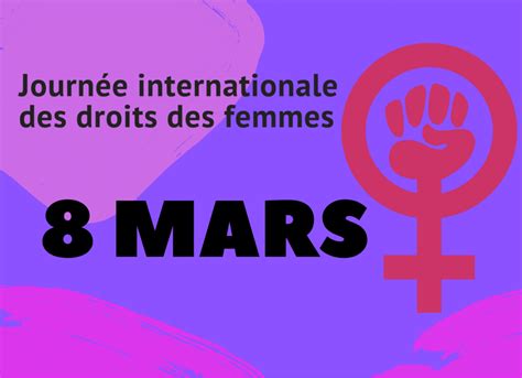 Affiche 8 Mars Journée Internationale Des Droits Des Femmes Sauvages