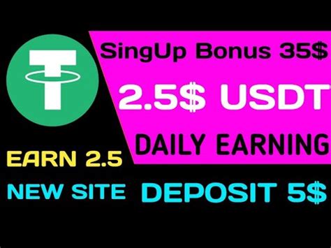 Earn 500 USDT Every Day Investment Platform Earn Money USDT App USDT