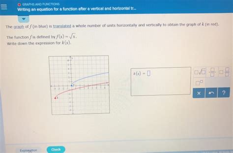 Solved O Graphs And Functions Writing An Equation For A Chegg