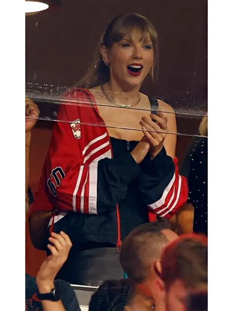 Kansas City Taylor Swift Chiefs Game Jacket - Jackets Junction